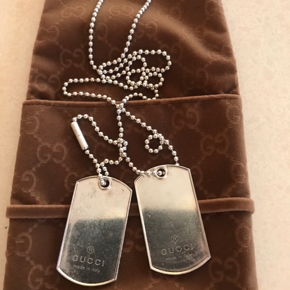 gucci ghost dog tag